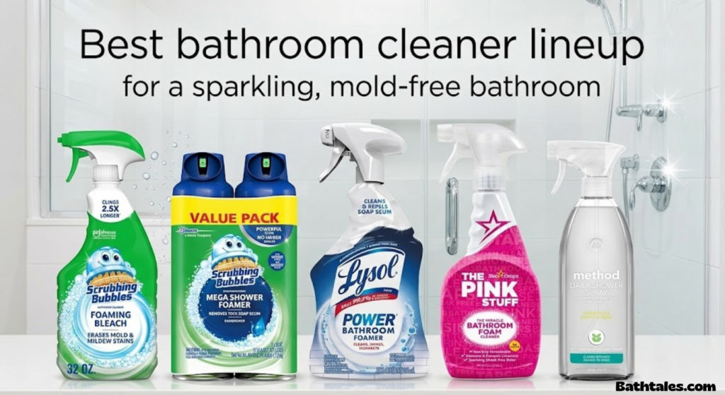 Best bathroom cleaner lineup for a sparkling, mold-free bathroom